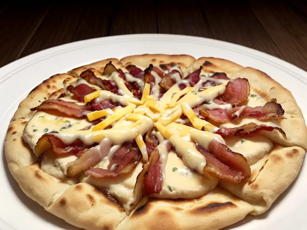 Bacon flatbread