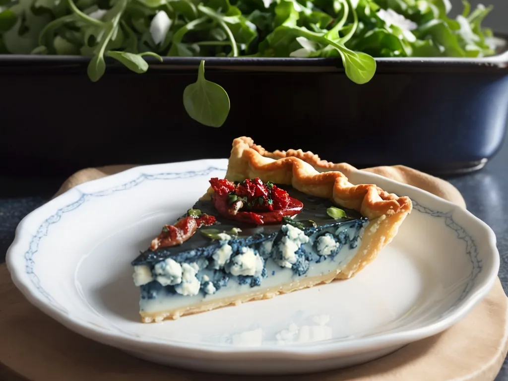 Blue cheese tart